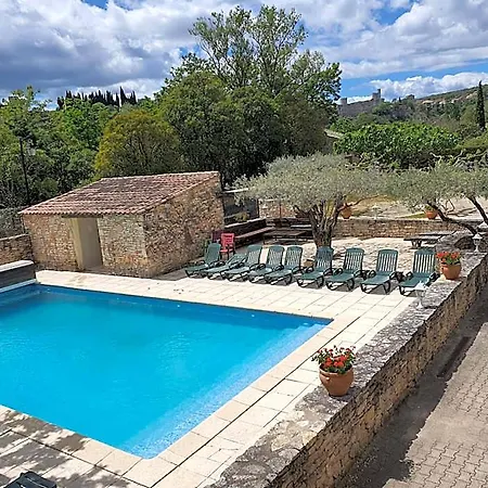 Logis Restaurant L'escarbille Szálloda Saint-Martin-dʼArdèche